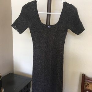 Free People lace grey dress XS